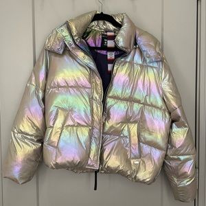 Scotch and Soda Iridescent Puffer Jacket Small